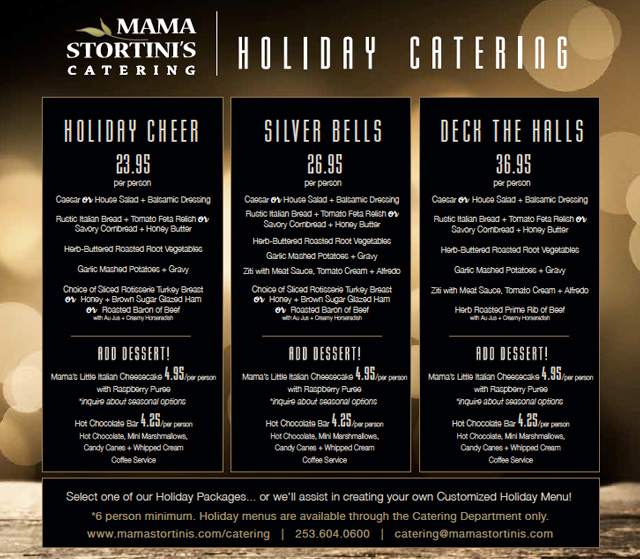 Mama Stortini's Holiday Catering